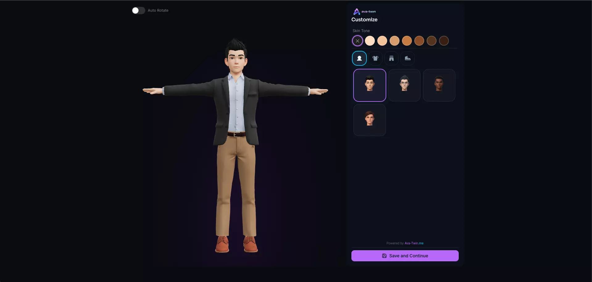 Ava-Twin customizer preview 1