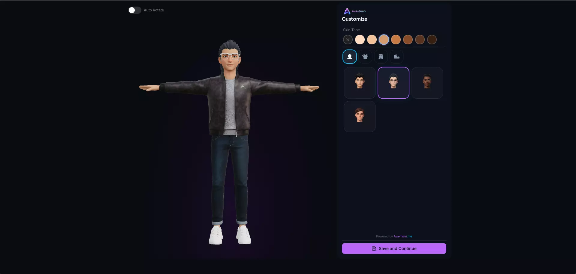 Ava-Twin customizer preview 3